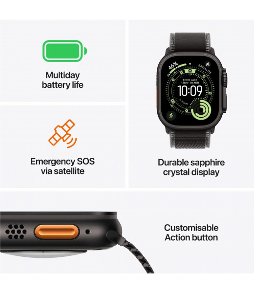 Apple Watch Ultra 3 - Titanium Milanese Loop Price in Sri Lanka