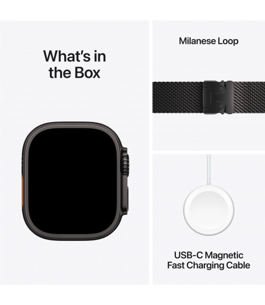 Apple Watch Ultra 3 - Titanium Milanese Loop Price in Sri Lanka